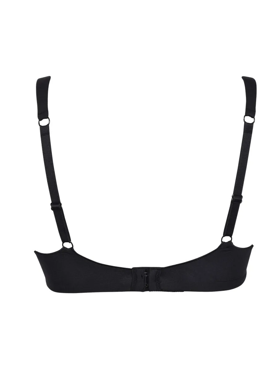 Si'èLei Plus 2546 reggiseno nero spacer traspirante