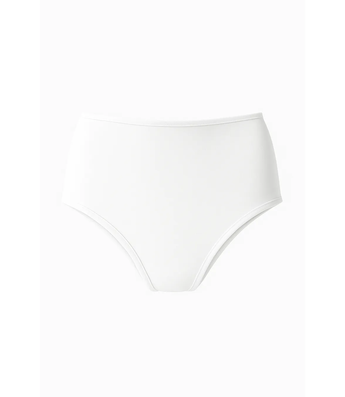 Rossoporpora culotte cotone vita alta bianca