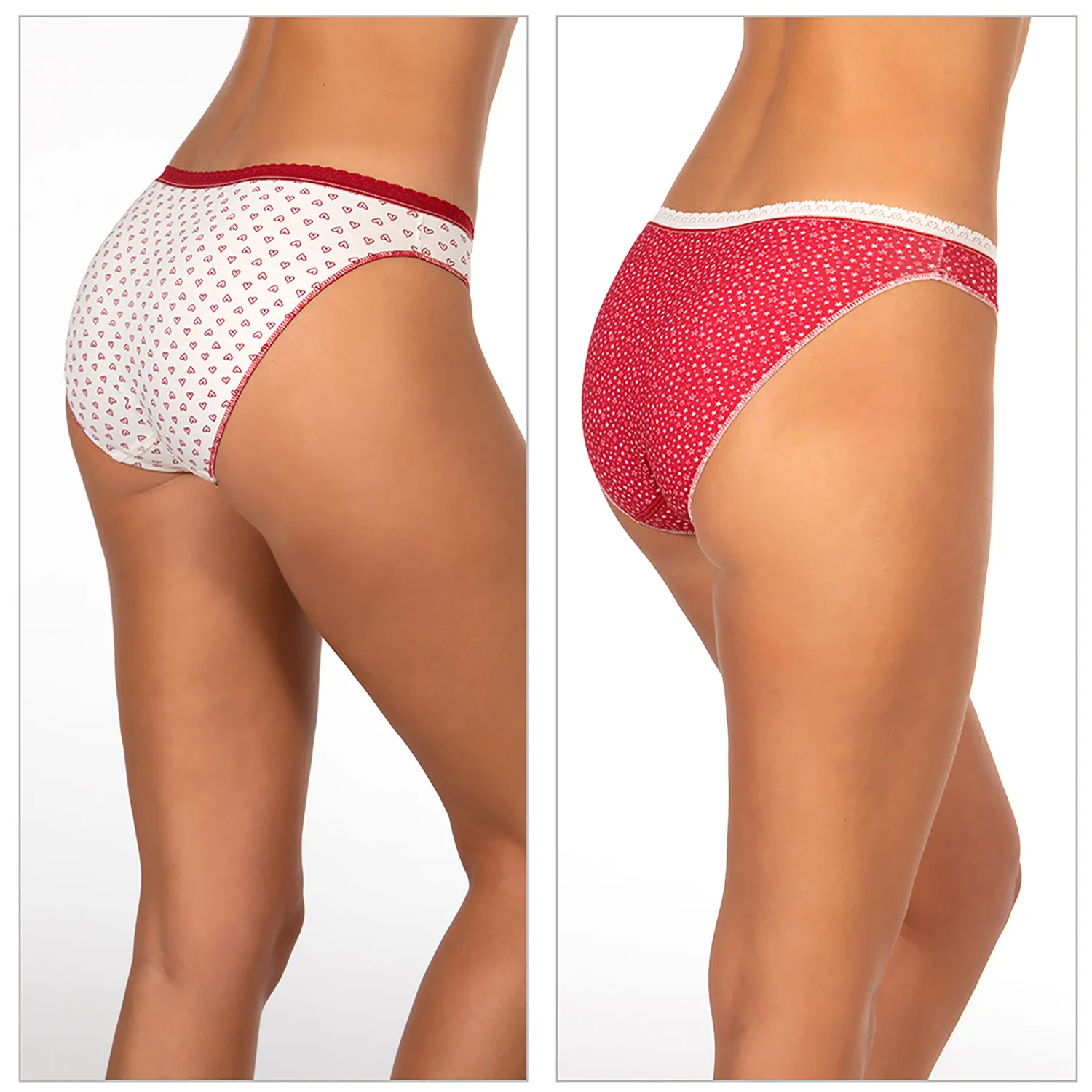 Janira Heart Cosmos P2 Mini slip 2 pezzi cotone
