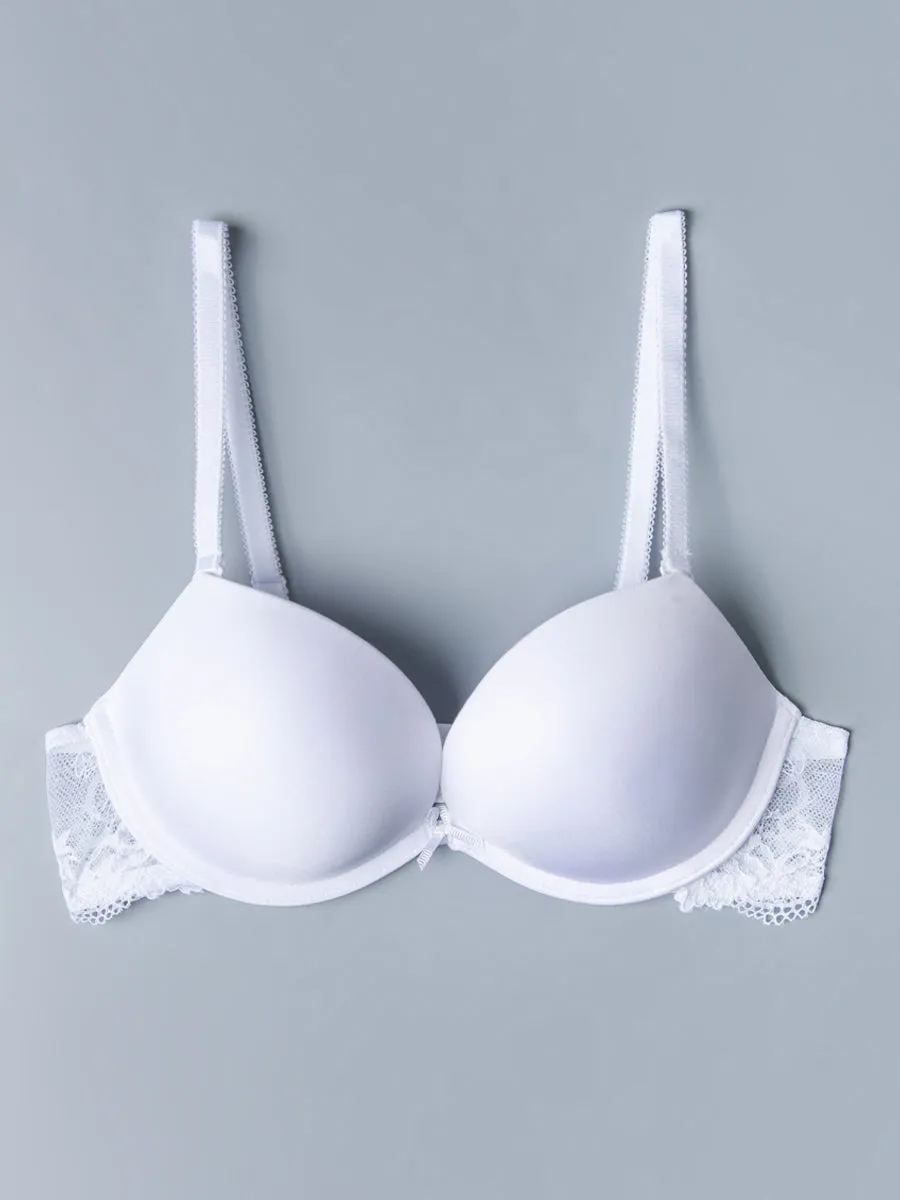 Si'èLei Wonder Lace 2448 reggiseno push-up bianco aria-gel