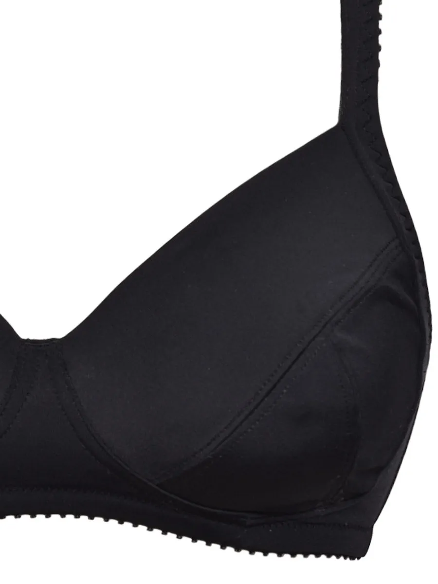 Si'èLei Donna 960 Reggiseno Nero senza Ferretto