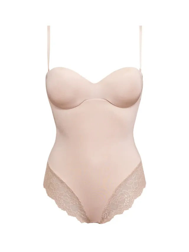 Si'èLei Pure Love 1978 body pizzo microfibra cipria