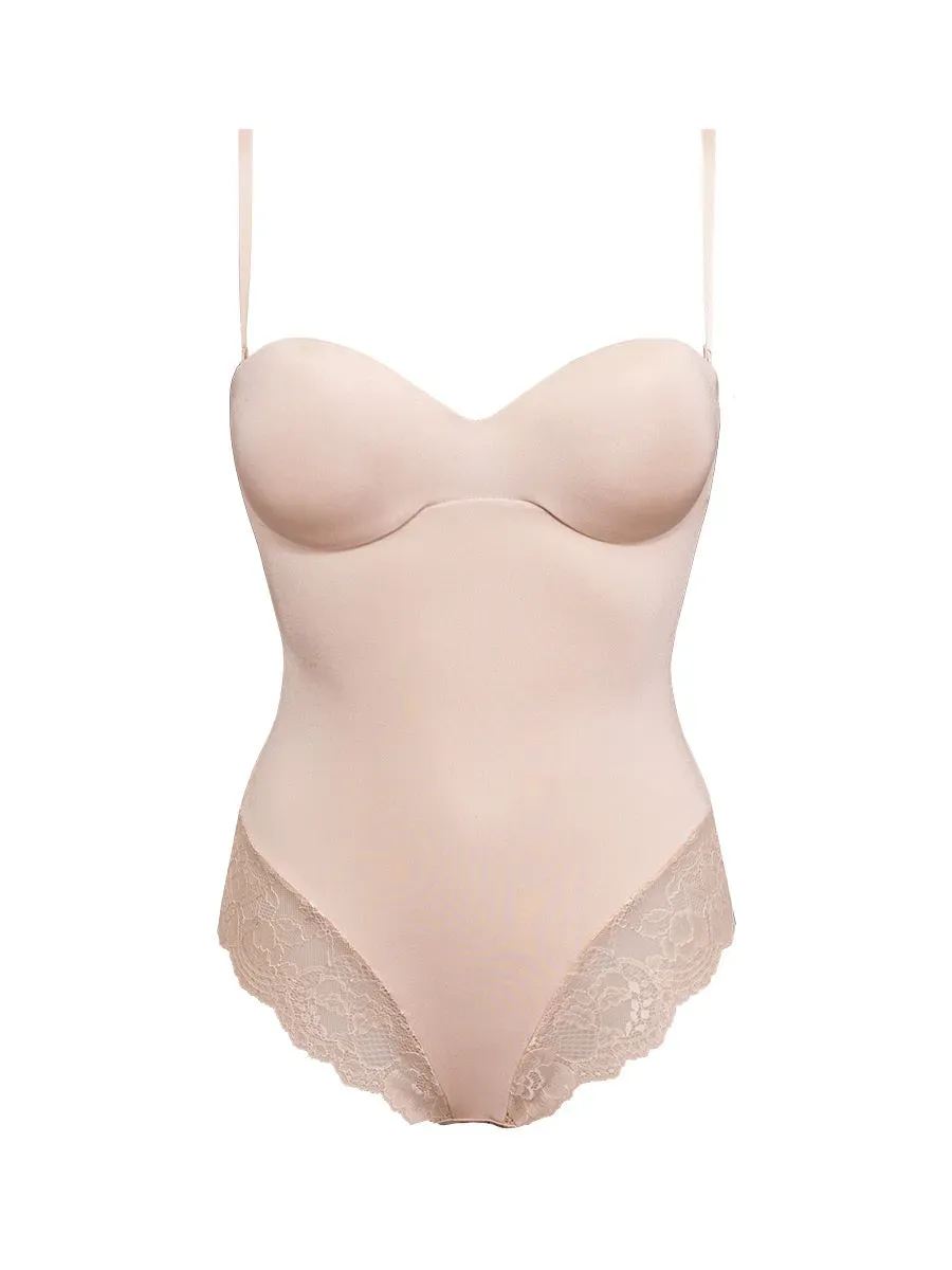 Si'èLei Pure Love 1978 body pizzo microfibra cipria