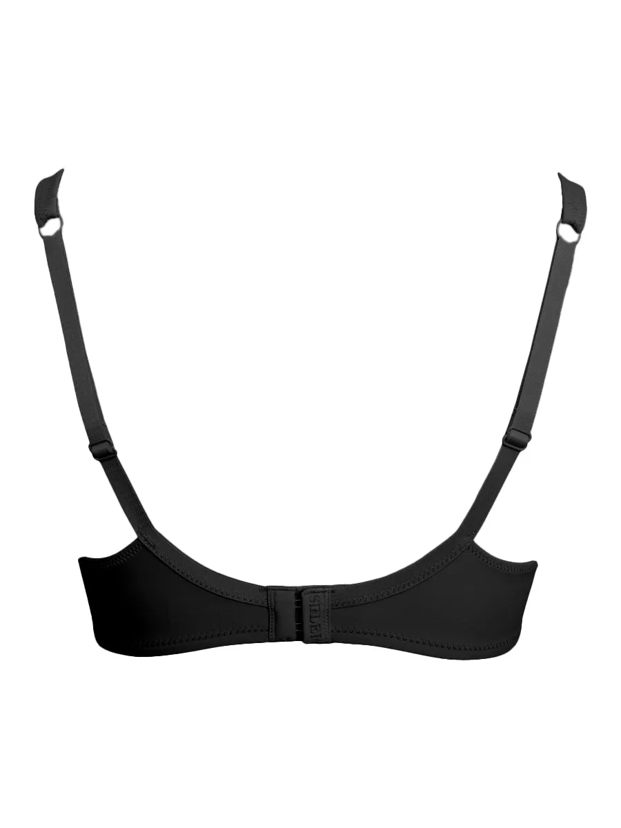 Si'èLei Beauty 1822 reggiseno nero con ferretto