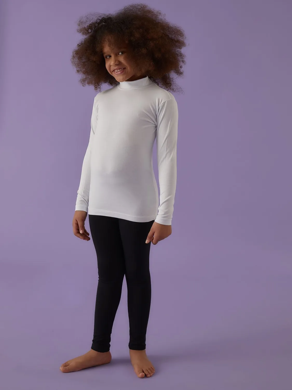 Jadea Basic 262 lupetto bambina cotone nero