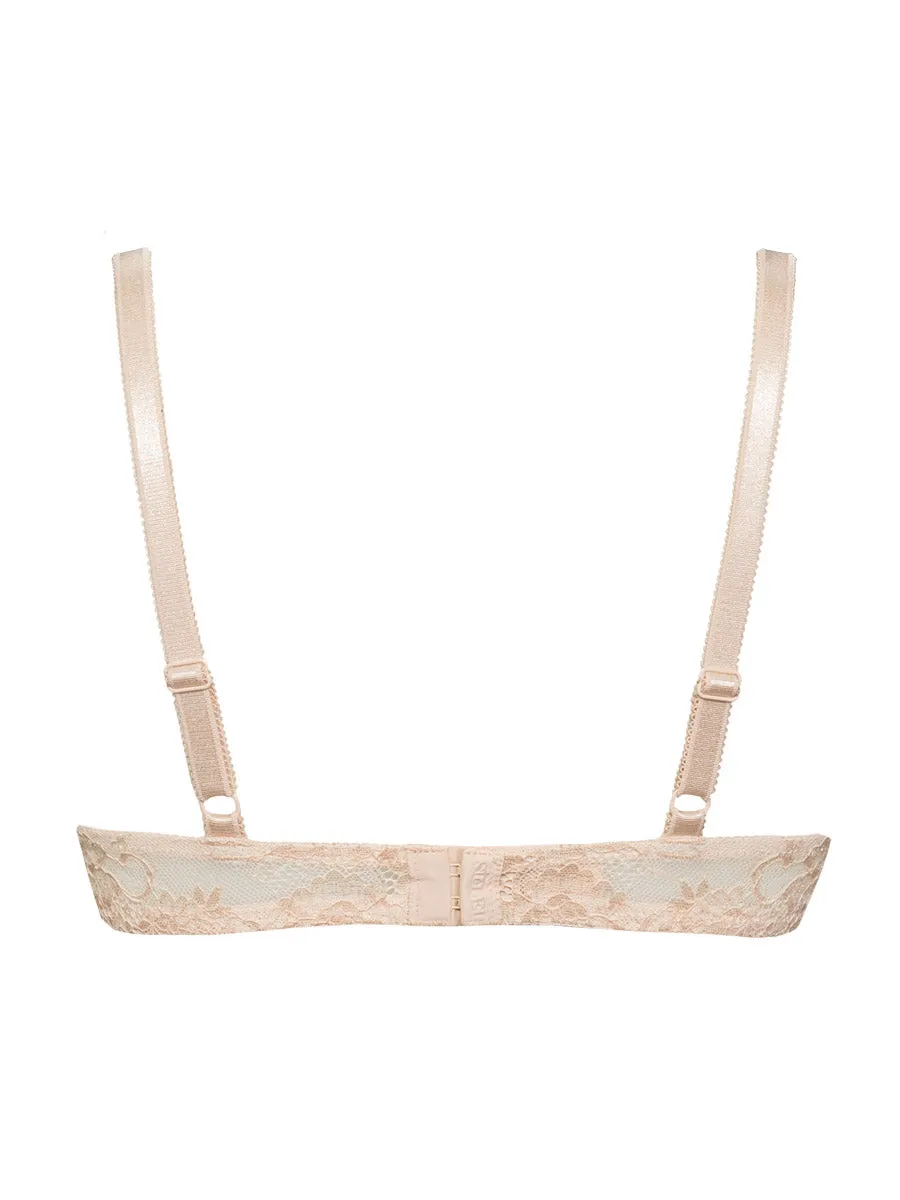 Si'èLei Wonder Lace 2458 triangolo pizzo cipria imbottito