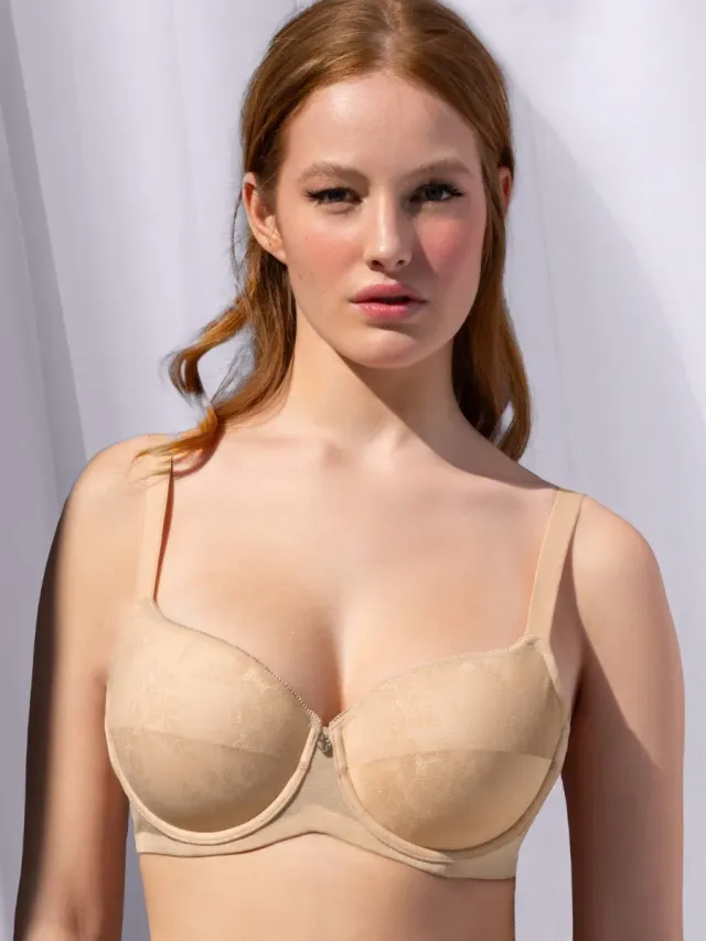 Si'èLei Verde Veronica DR14 reggiseno cipria imbottito