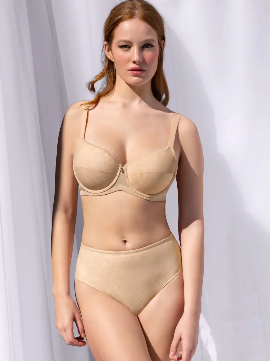 Si'èLei Verde Veronica DR14 reggiseno cipria imbottito