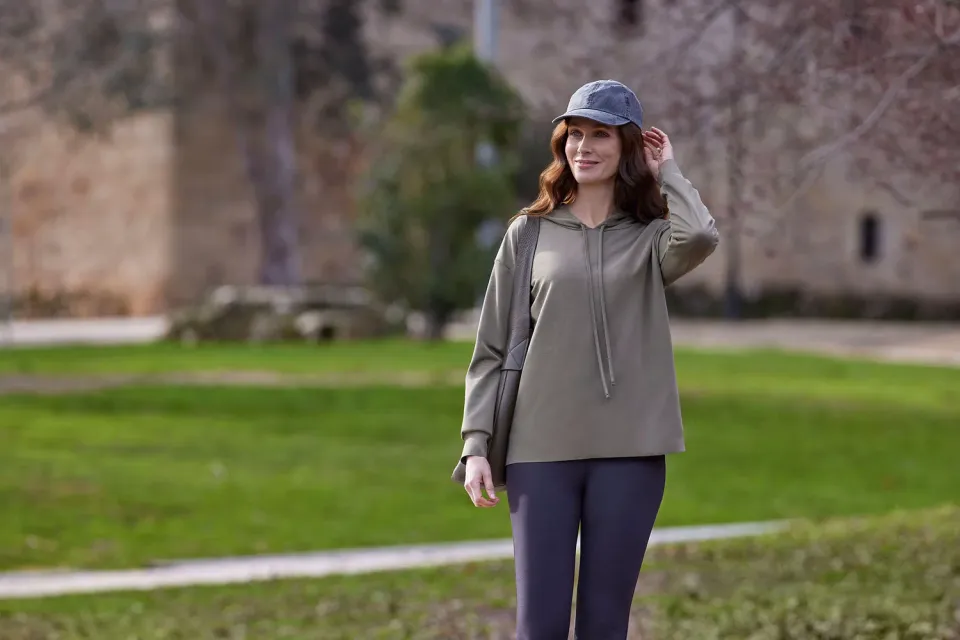 Janira Soft Lounge Hoody felpa cappuccio felpata