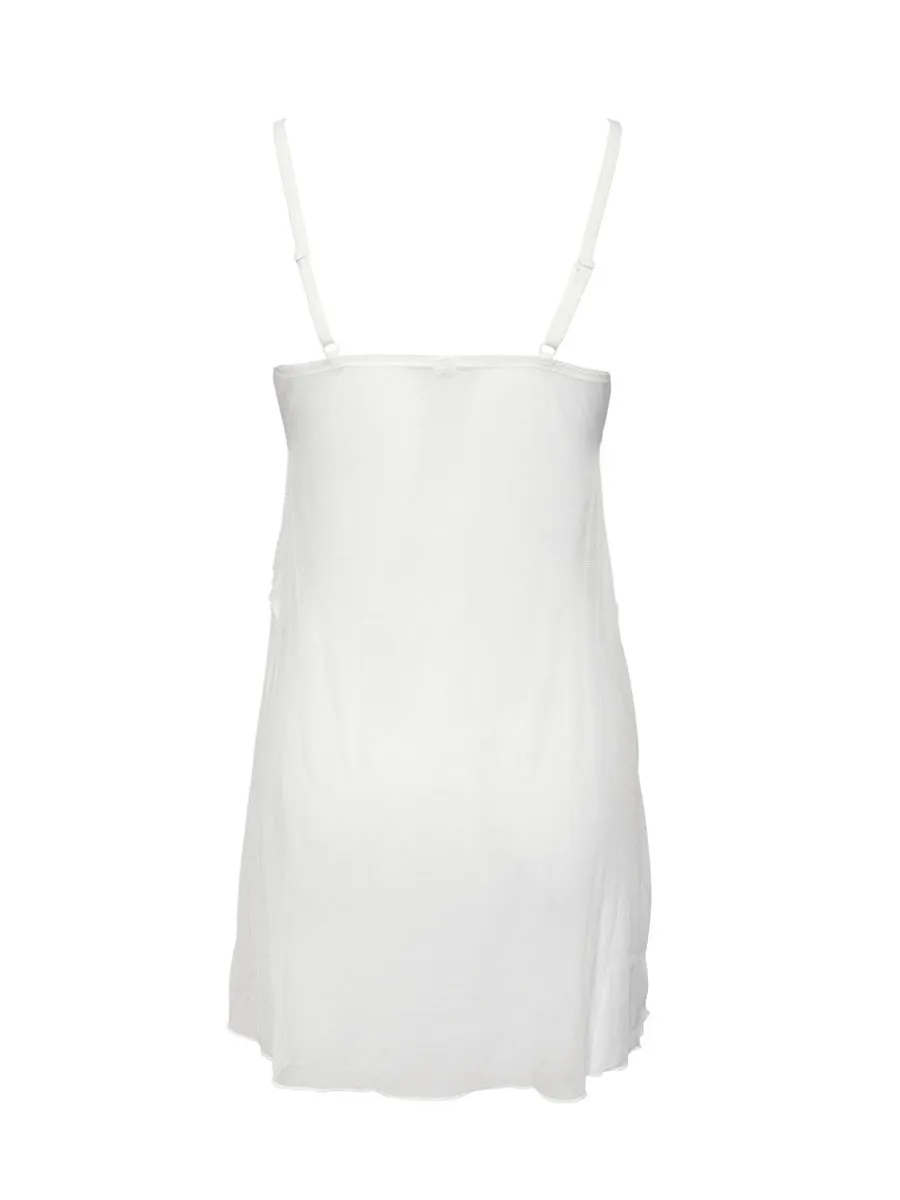 Si'èLei Glam 1952 sottoveste parigina bianco latte tulle