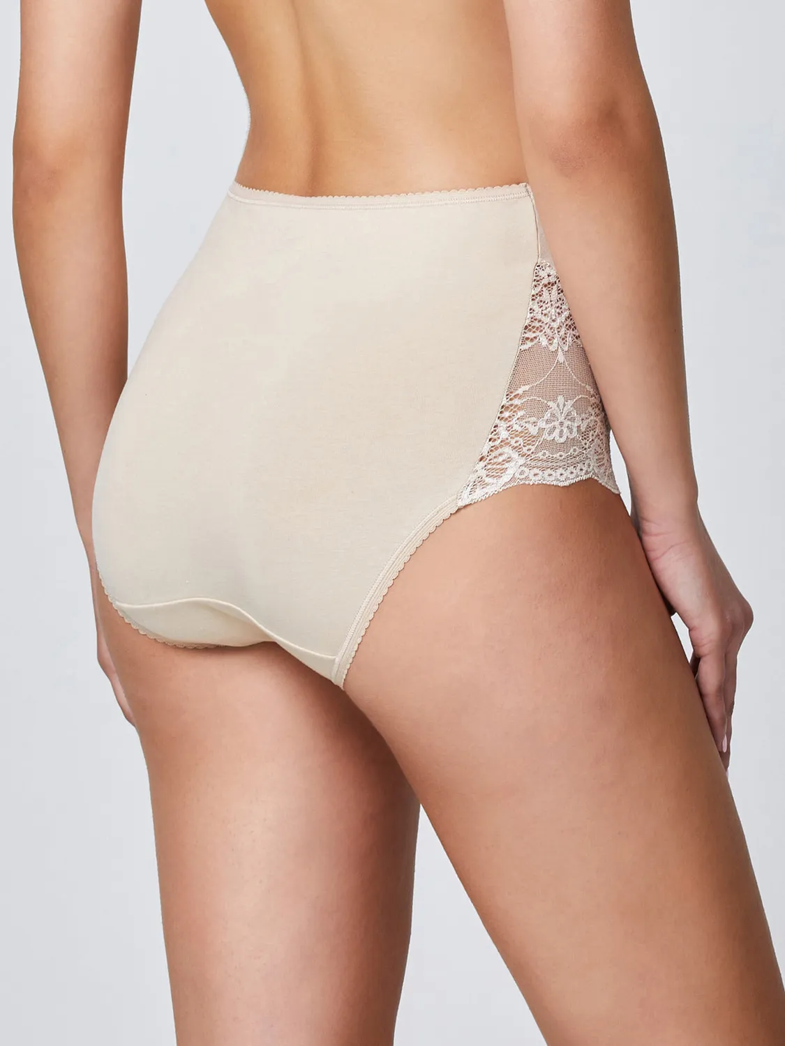 Jadea Basic 06 culotte cotone elasticizzato pizzo