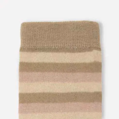 Casagin calzini lunghi fibra eucalipto beige traspiranti