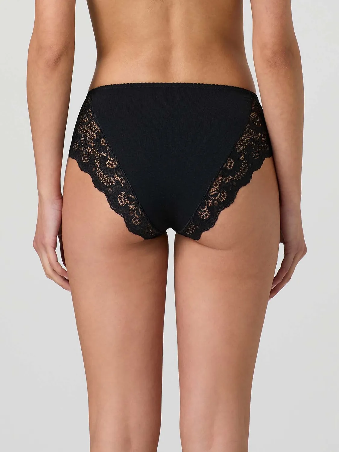 Jadea Basic 530 slip cotone modal pizzo bianco