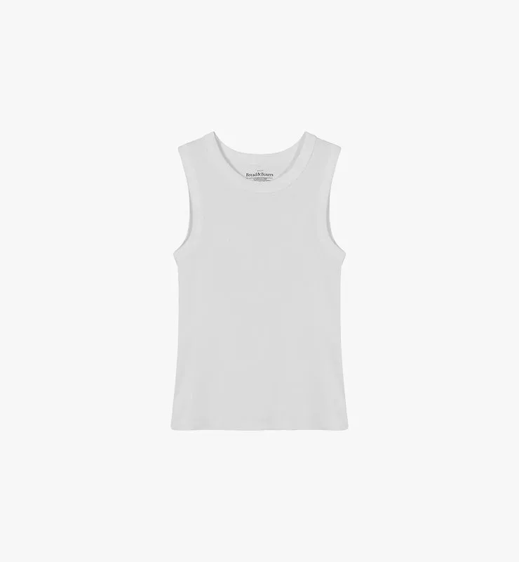 Casagin Canotta costine scollo accollato canotta cotone bio