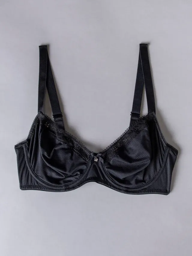 Si'èLei 1870 reggiseno con ferretto nero jacquard