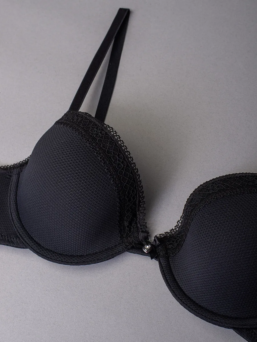 Si'èLei Darling 1872 reggiseno imbottito jacquard nero