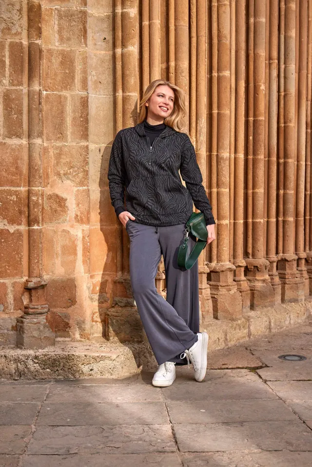 Janira Soft Lounge pantalone palazzo loungewear morbido