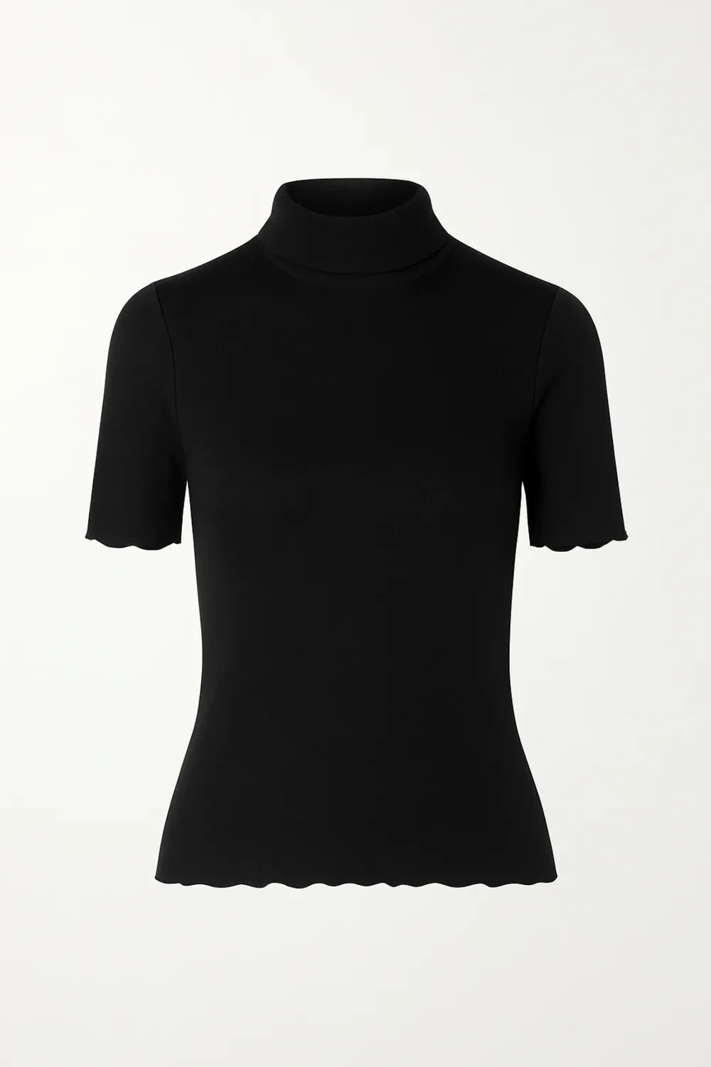 Rossoporpora Cashmere dolcevita panna mezza manica