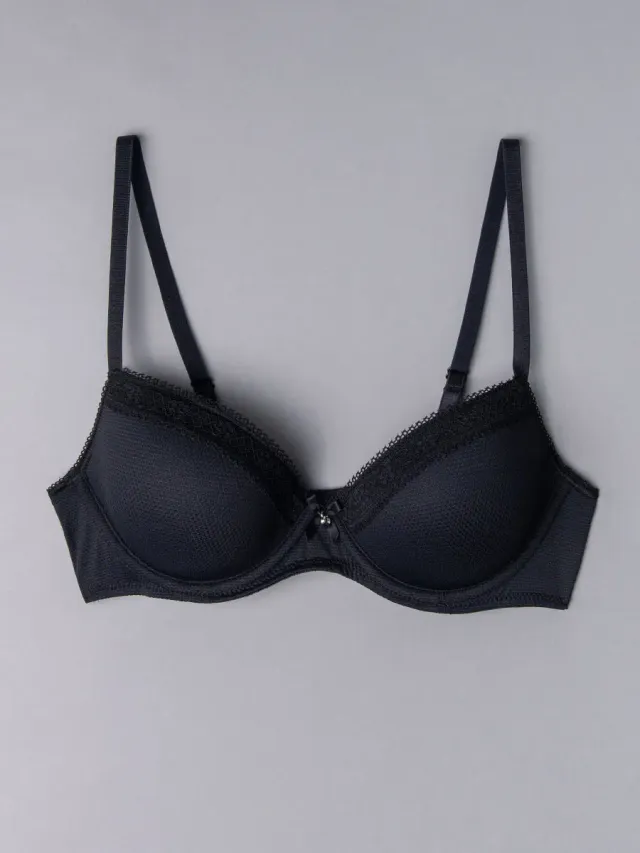 Si'èLei Darling 1882 reggiseno imbottito nero jacquard