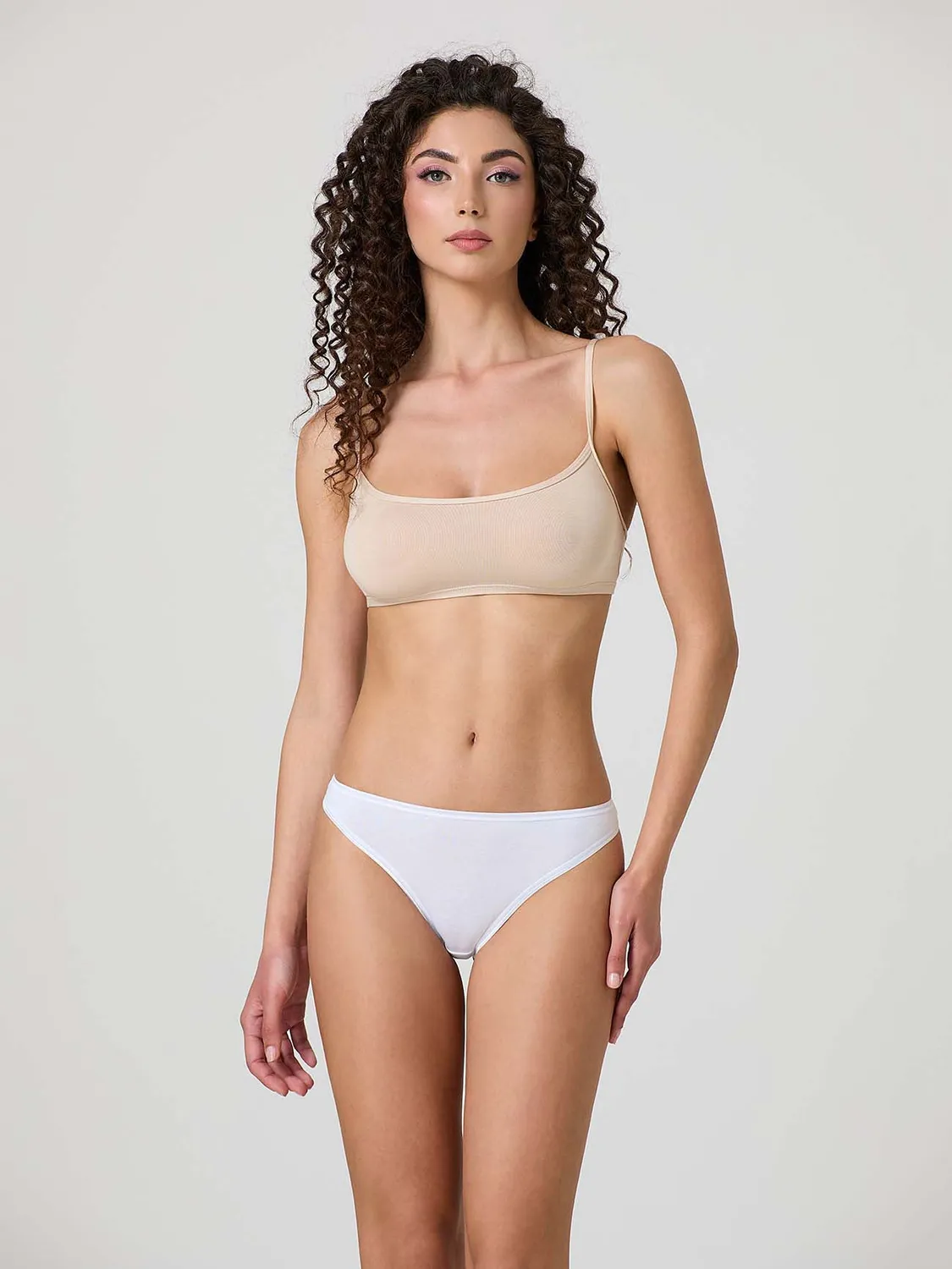Jadea Basic 7003 brasiliana cotone elasticizzato 3 pezzi