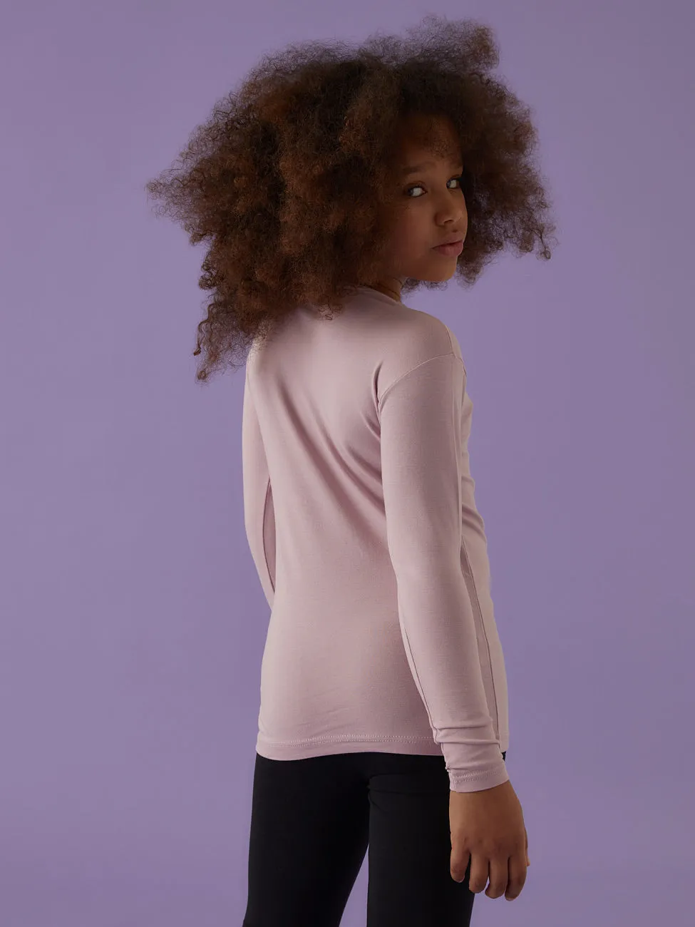 Jadea 263 Maglia Bambina Cotone Manica Lunga Rosa