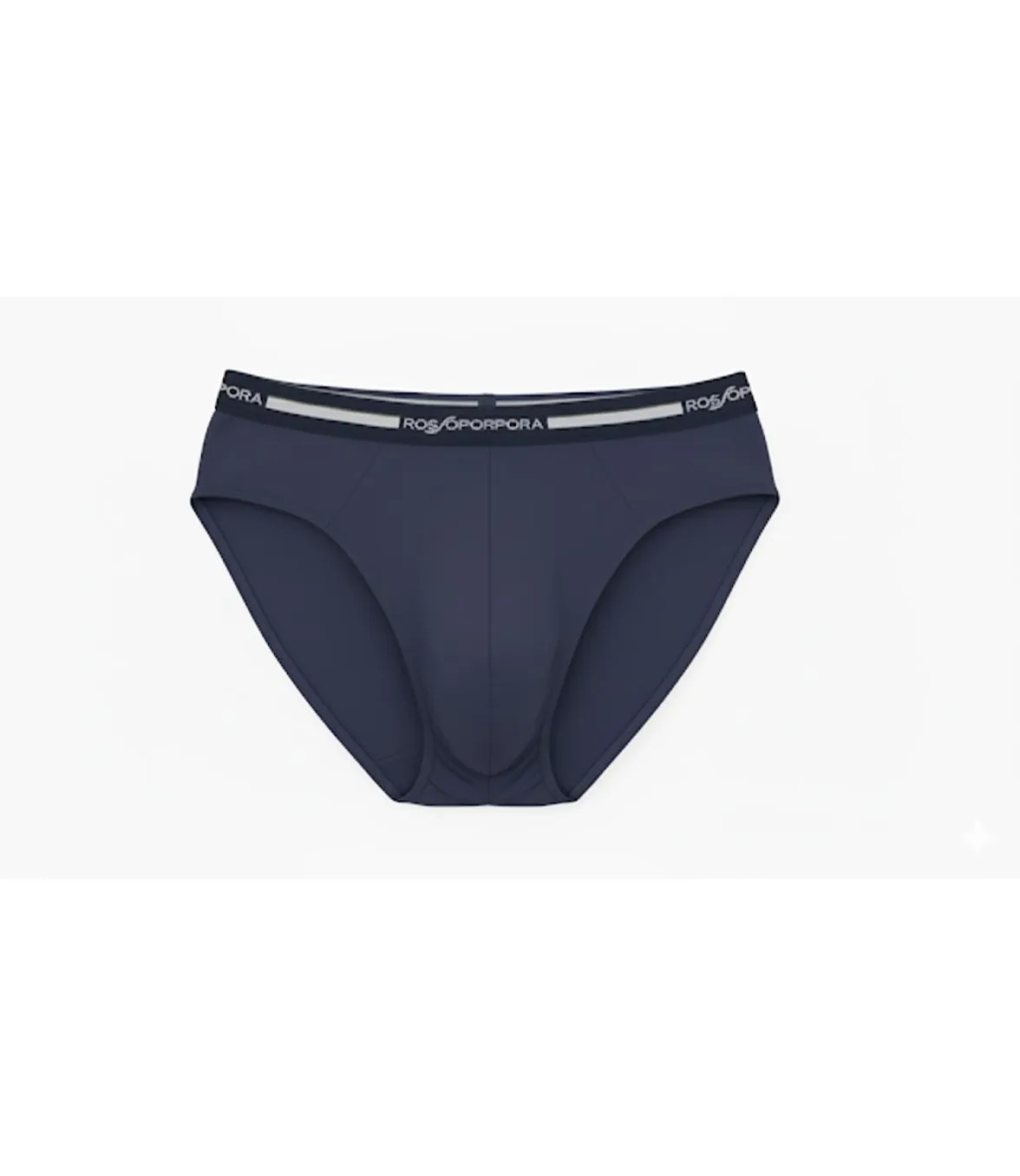 Rossoporpora Slip Elastico Logato slip uomo nero cotone
