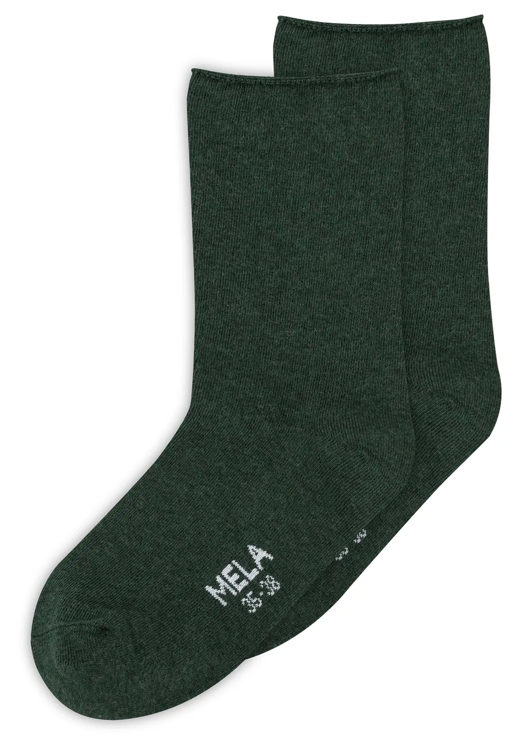 Casagin Bordo Arrotolato calzini 2 paia cotone bio