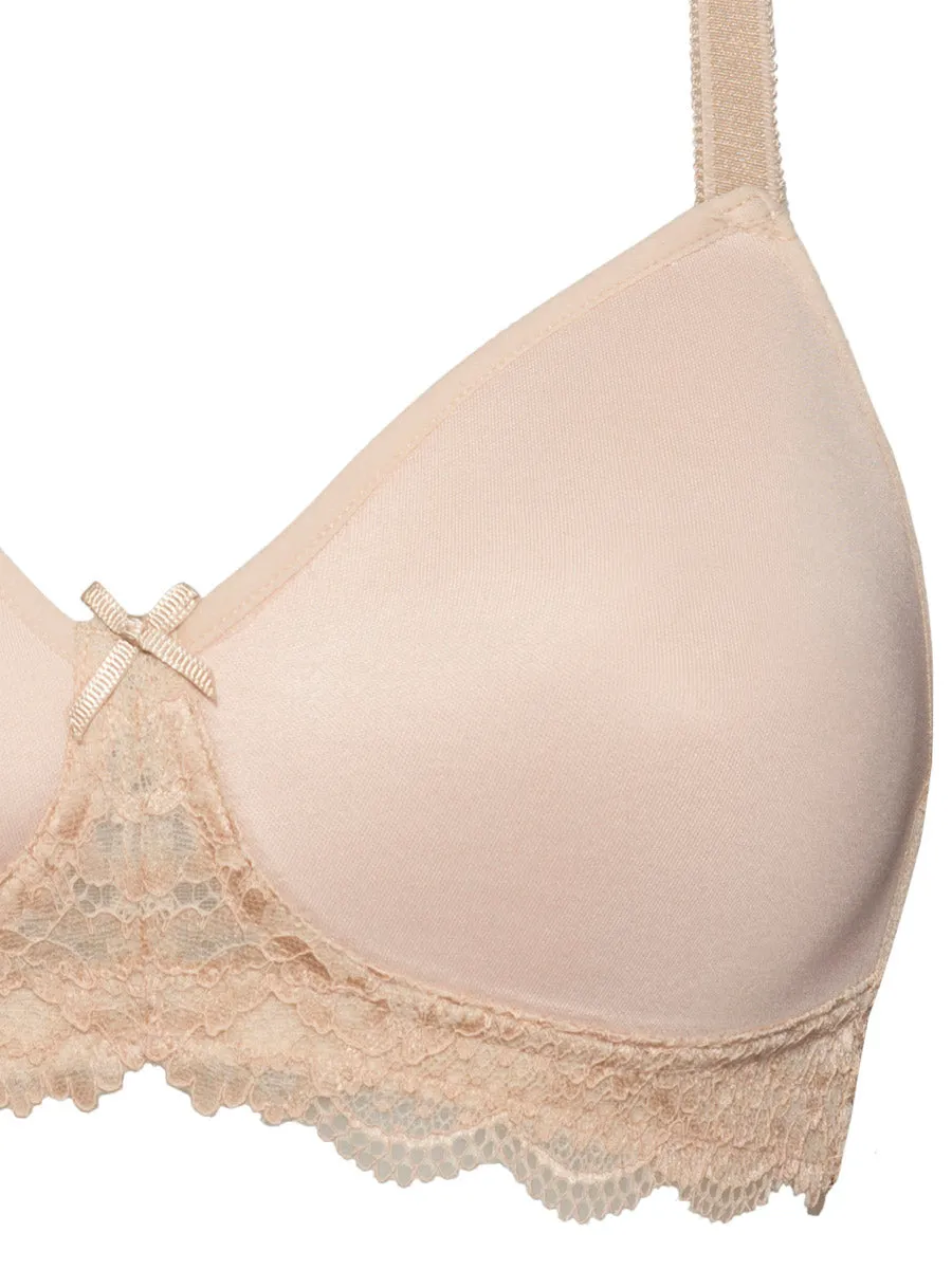 Si'èLei Wonder Lace 2456 reggiseno cipria senza ferretto