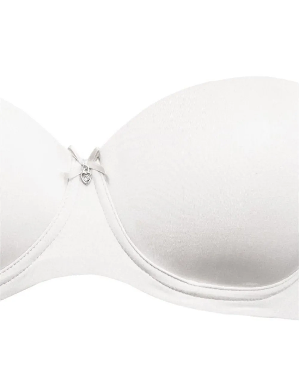 Si'èLei Pure Love 1982 reggiseno fascia bianco imbottito