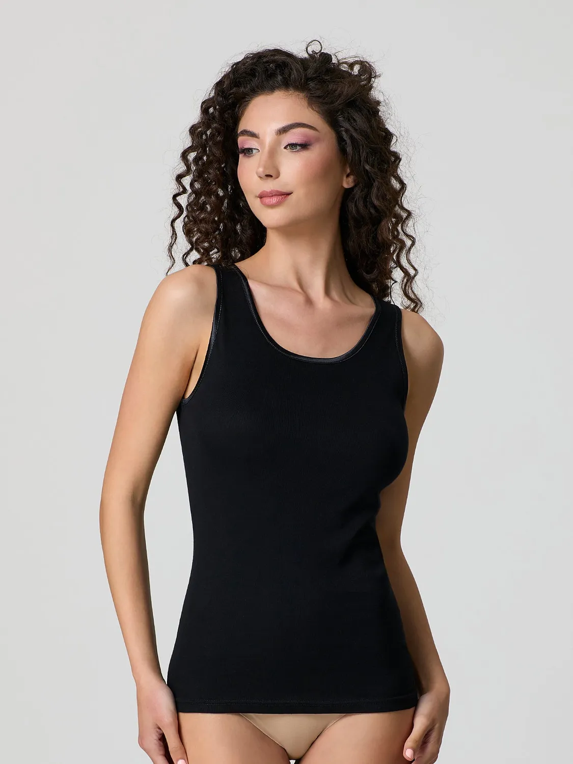 Jadea Basic 9004 canotta cotone spalla larga 3 pezzi
