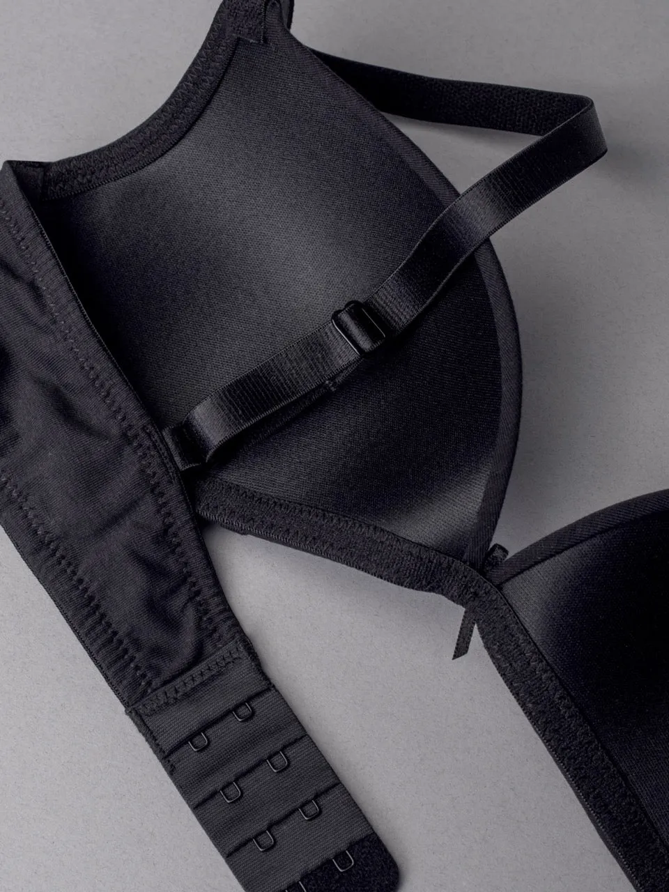 Si'èLei Natural Cotton 1458 reggiseno triangolo nero bio