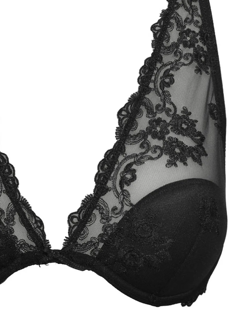 Si'èLei Glam 1958 Bralette Nero Imbottita con Ferretto