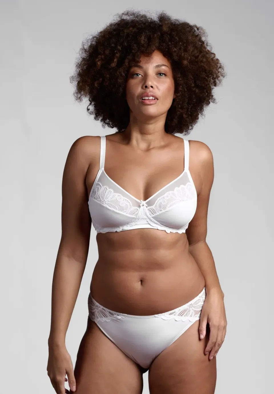 Lepel Belseno Allure 463 slip bianco microfibra e pizzo