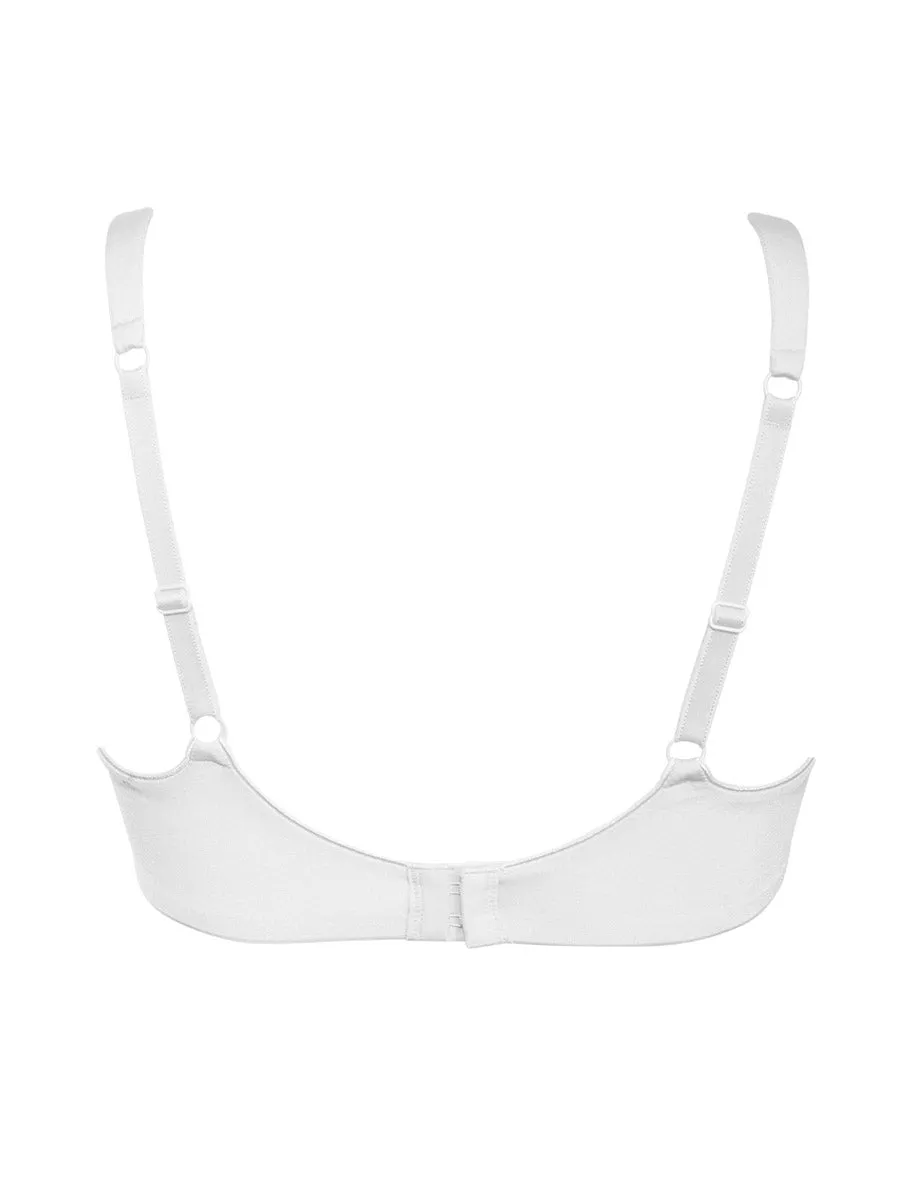 Si'èLei Plus 2546 reggiseno senza ferretto bianco spacer