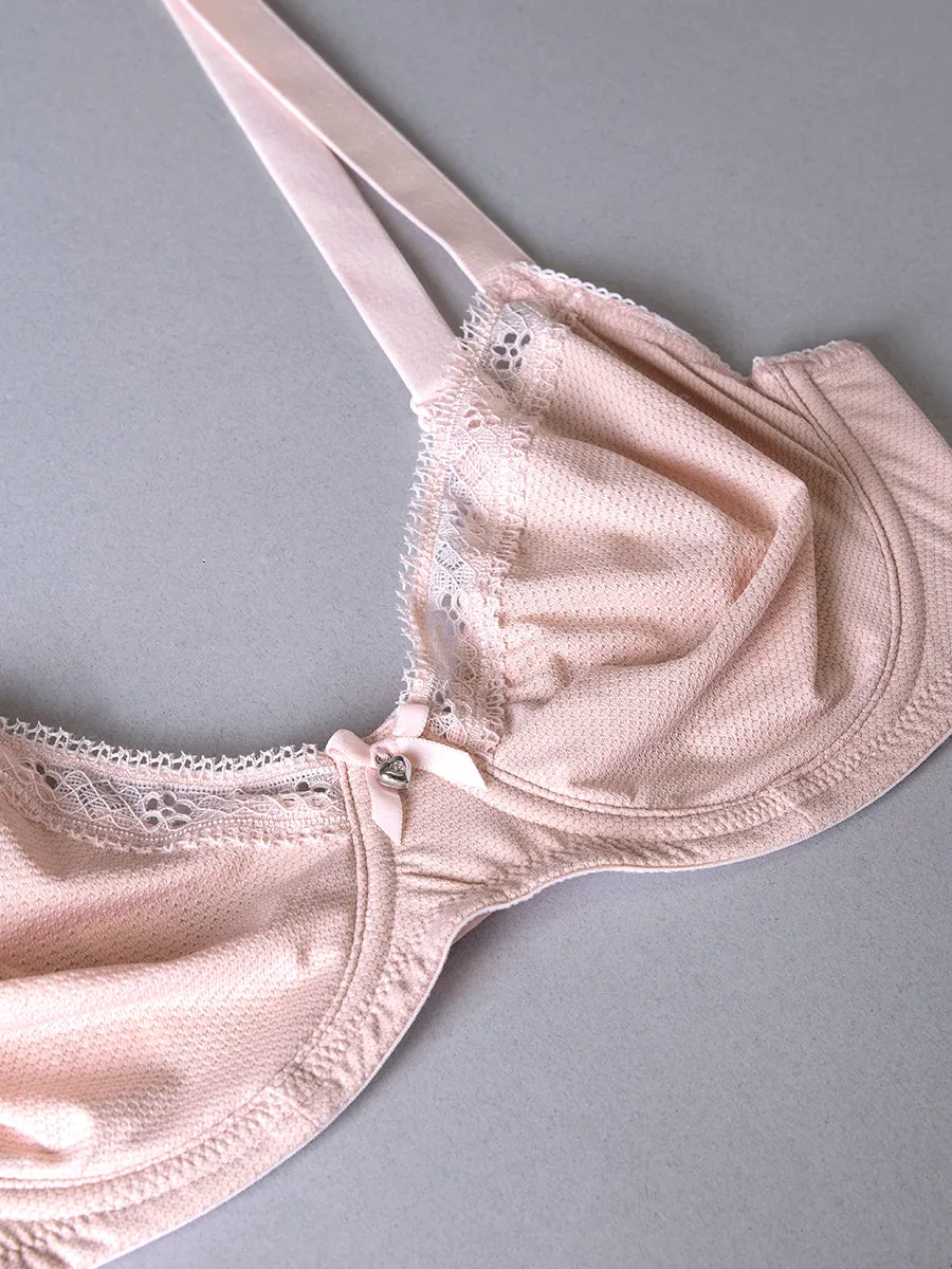 Si'èLei Darling 1870 reggiseno francese cipria con ferretto