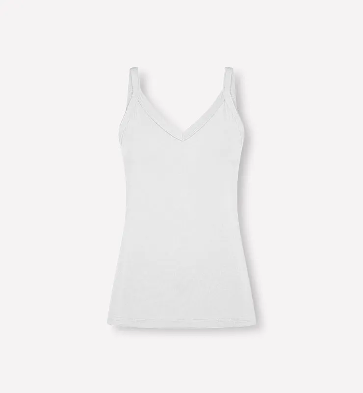 Casagin Essential Canotta Scollo V TENCEL Nera Ampia