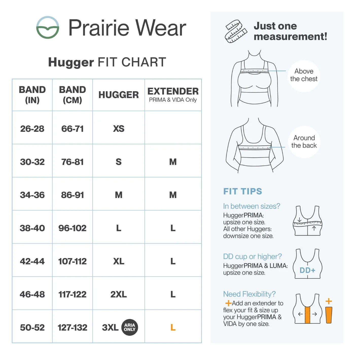 Prairie Wear HuggerVIDA VidaEXTENDER extender nero M