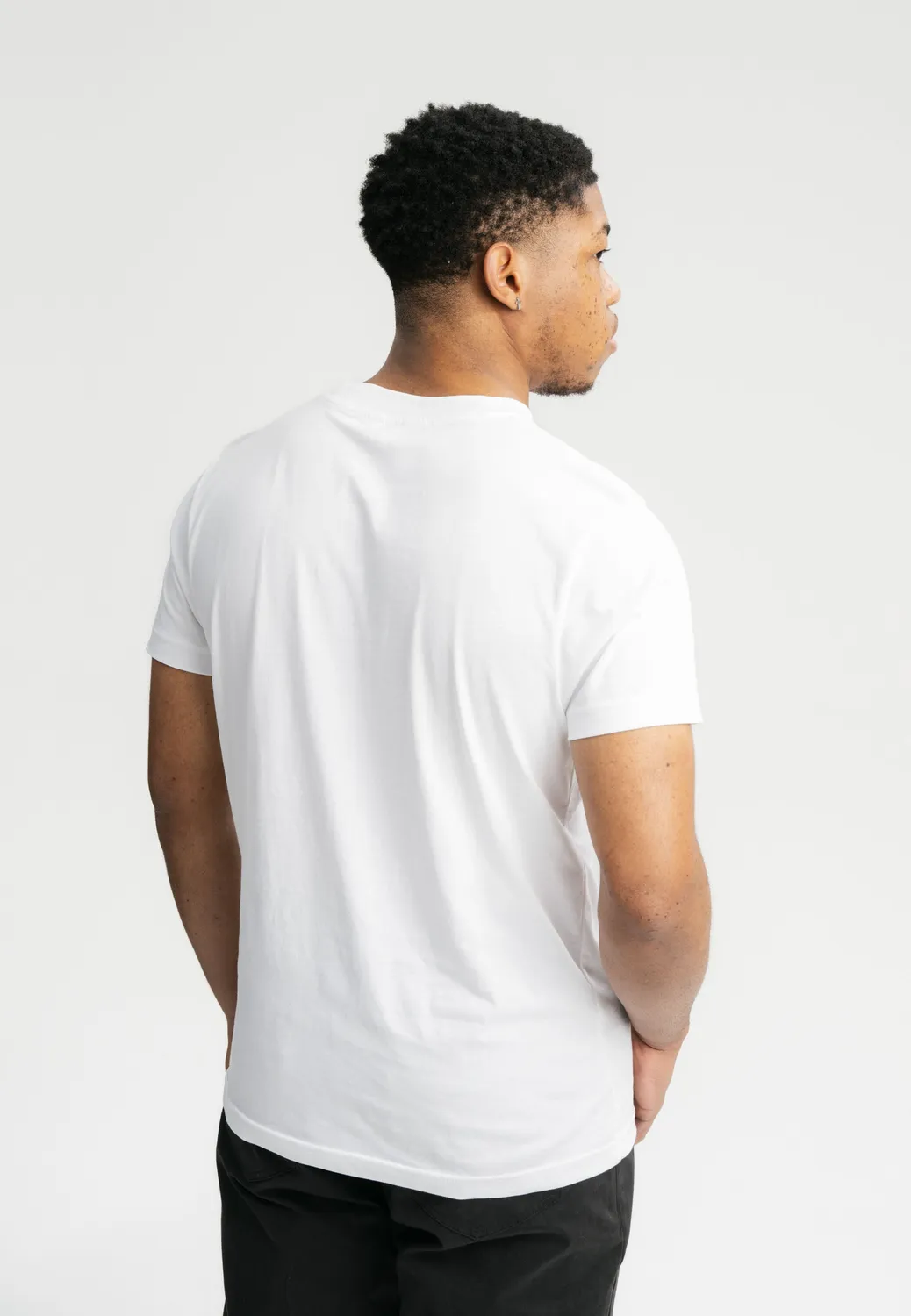 Casagin Basic t-shirt uomo bianco cotone biologico