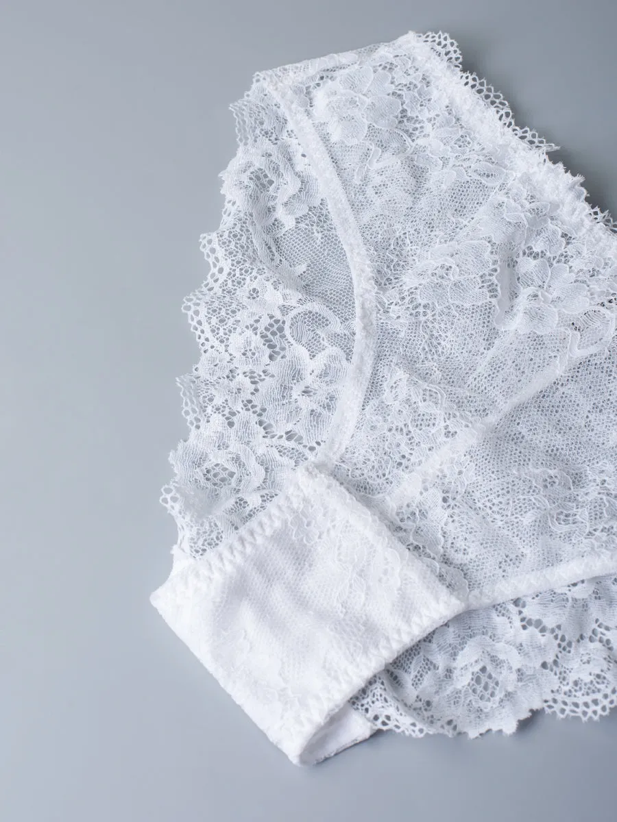Si'èLei Wonder Lace 2455 slip pizzo stretch bianco