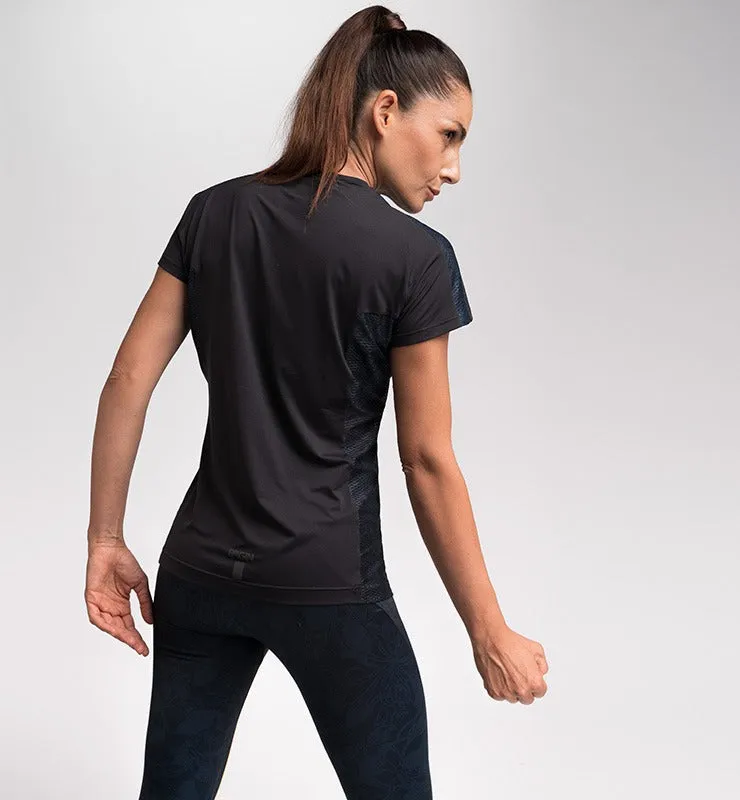 Casagin Be.Performance t-shirt sportiva nero rete