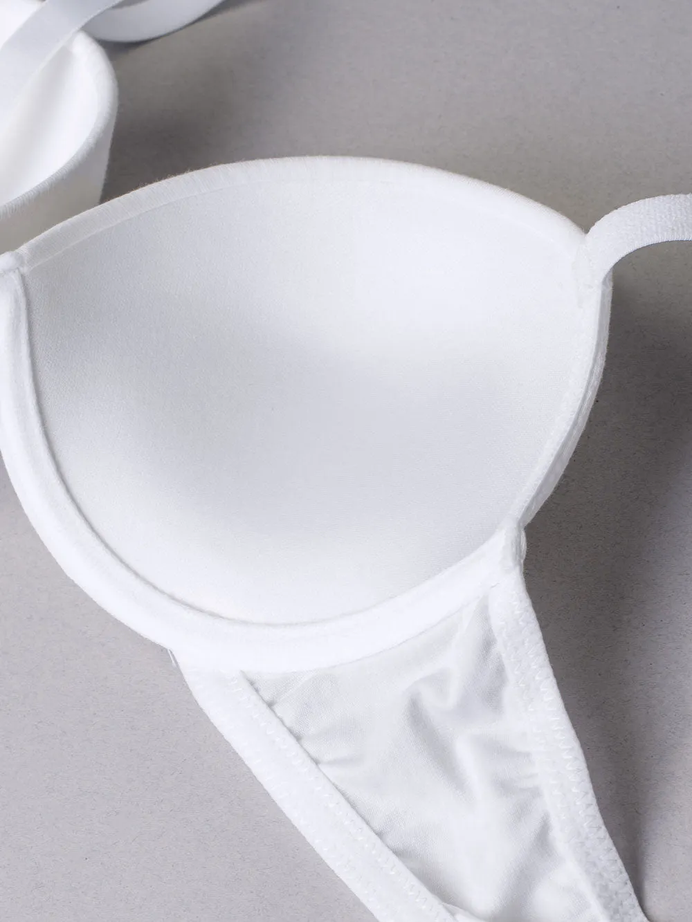 Si'èLei Natural Cotton 1444 reggiseno push-up bianco cotone bio
