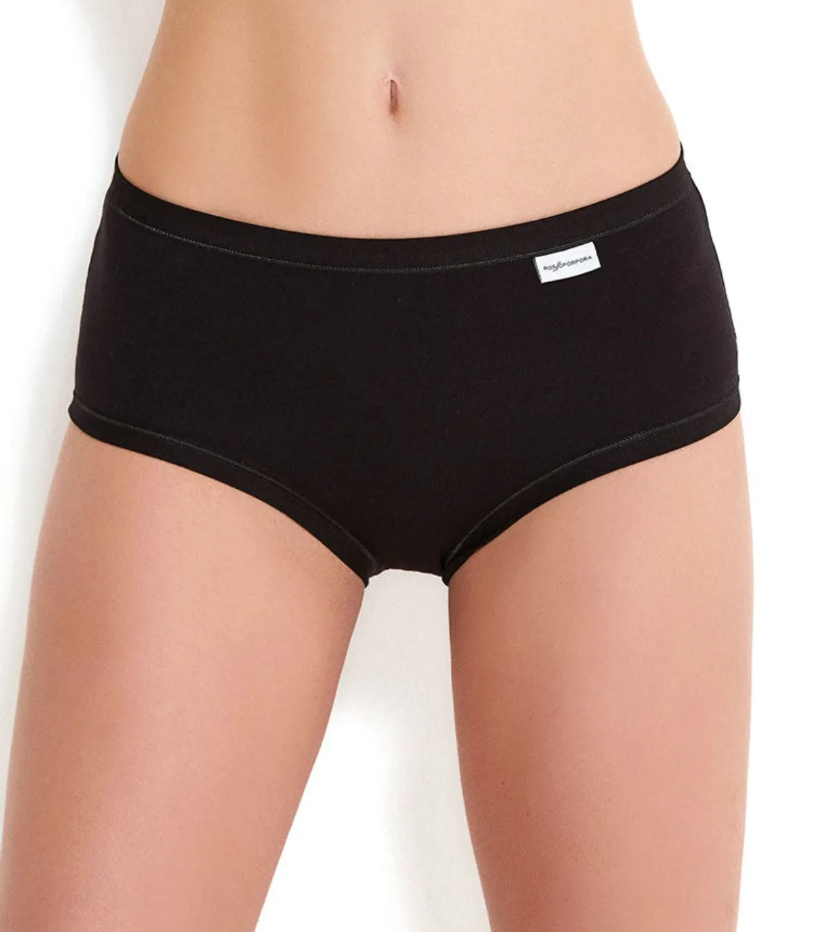 Rossoporpora Slip Midi Modal Cotone Bianco Comfort