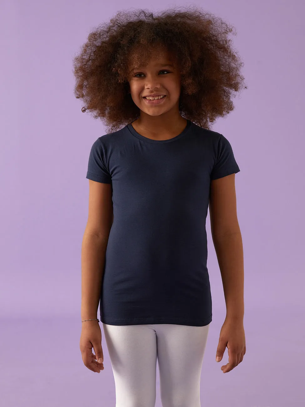 Jadea 284 T-Shirt Bambina Cotone Traspirante Manica Corta