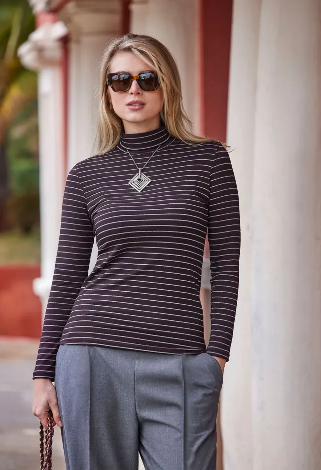Janira Gloss Lines CTA ML maglia manica lunga elasticizzata