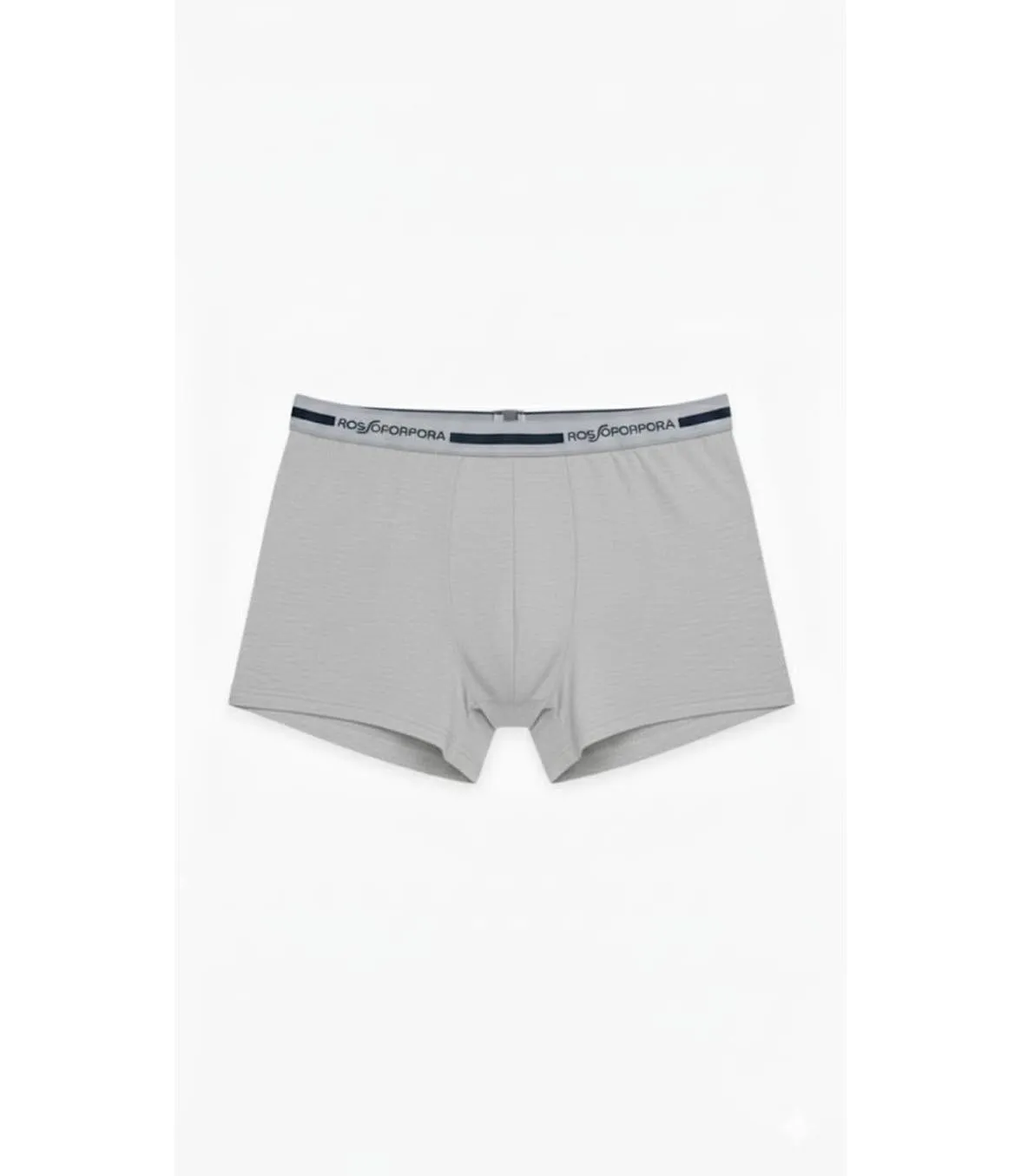 Rossoporpora boxer uomo cotone elastico logato nero