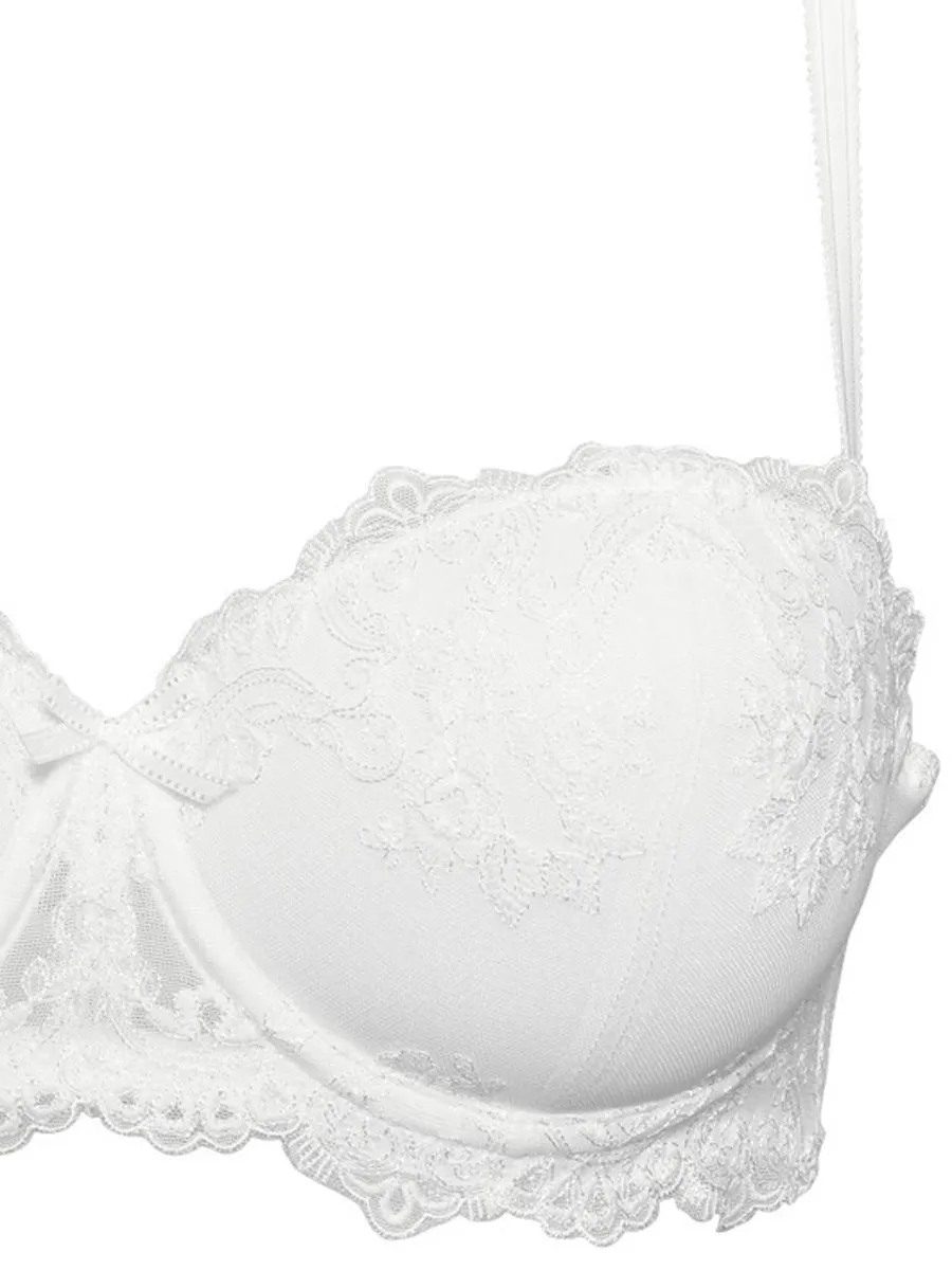 Si'èLei Glam 1948 fascia tulle bianco latte con ferretto