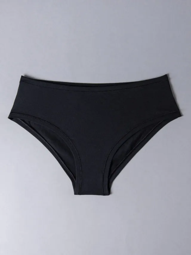 Si'èLei Natural Cotton 1449 slip alto cotone bio nero