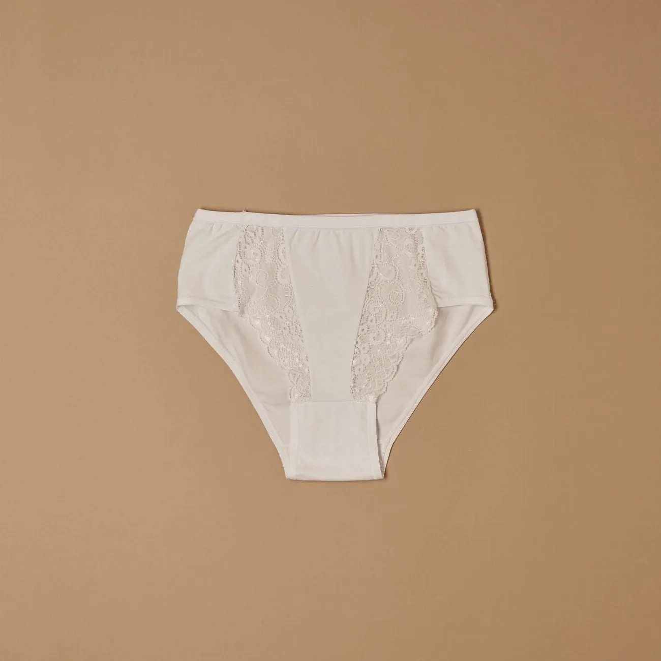 Jadea Basic 064 midi cotone elasticizzato pizzo davanti