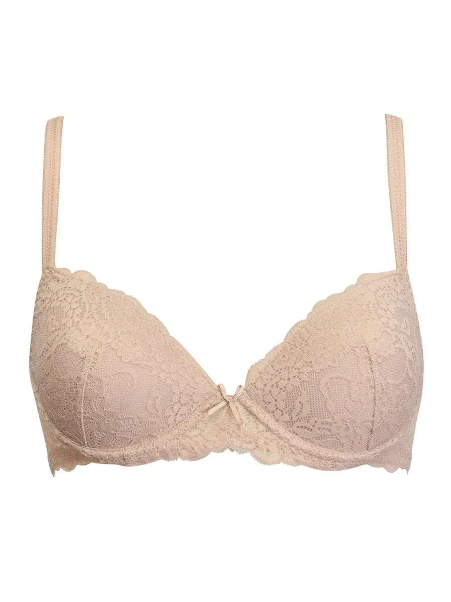 Si'èLei Allure 2688 reggiseno cipria pizzo memory