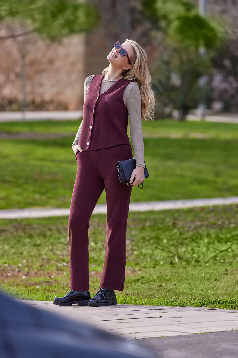Janira Softy Pana Pantaloni Casa in Velluto Morbido